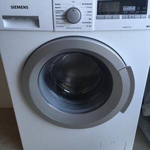 Siemens tvättmaskin bortskänkes
