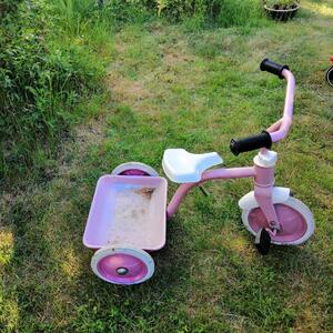 Trehjuling, rosa