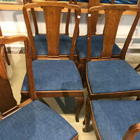 6 st äldre stolar