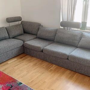 Stor soffa bortskänkes mot avhämtning