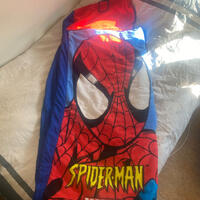 spiderman sovsäck