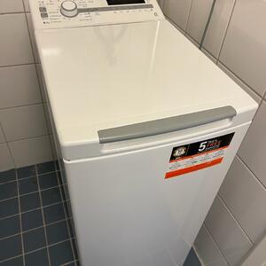 Toppmatad tvättmaskin med garanti