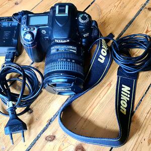 Nikon digitalkamera, komplett, fullt fungerande