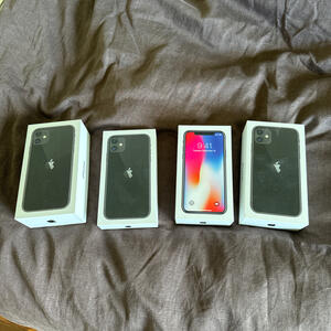 4 st Iphone kartonger