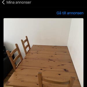 IKEA möbel behöver hämtas idag 31/7