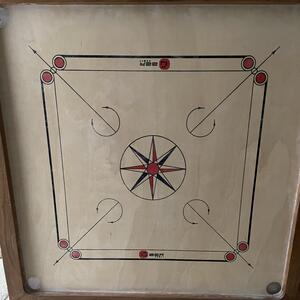 Carrom board with stand