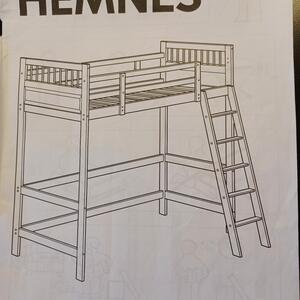 Ikea Hemnes Loftsäng bortskänkes