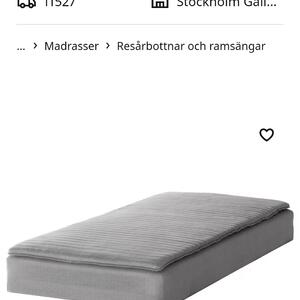 Madrass 90cm IKEA grå