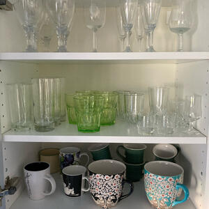 Glas och muggar