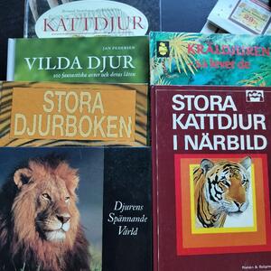 Diverse böcker om djur