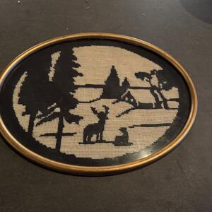 Tavla fjällmotiv