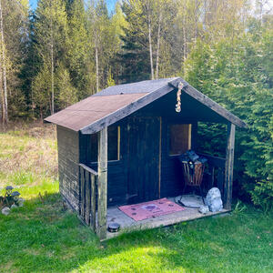 Lekstuga skänkes bort mot avhämtning