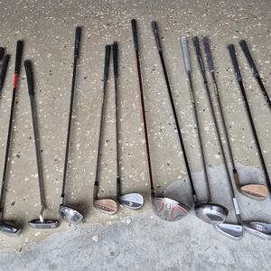 Diverse golfklubbor skänkes