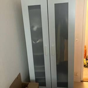 Sänkes Ikea Aneboda garderob