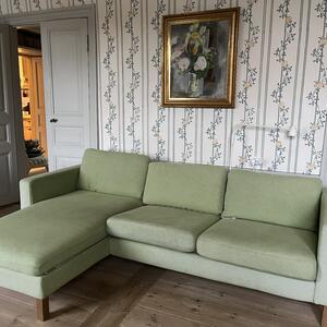 Grön Ikea sofa